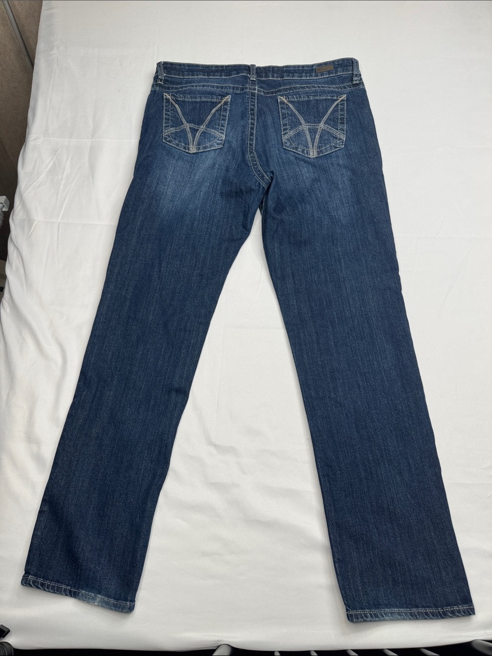 KUT STEVIE straight leg jean size 14 dark wash denim women’s pants - Picture 5 of 7